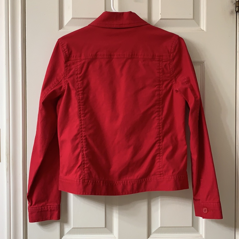 🌷3 for$25🌷Denver Hayes, US S, Red Long Sleeved Cotton Jacket - Picture 2 of 10